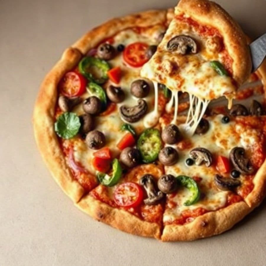 Veggie Supreme Cheese Burst Pizza